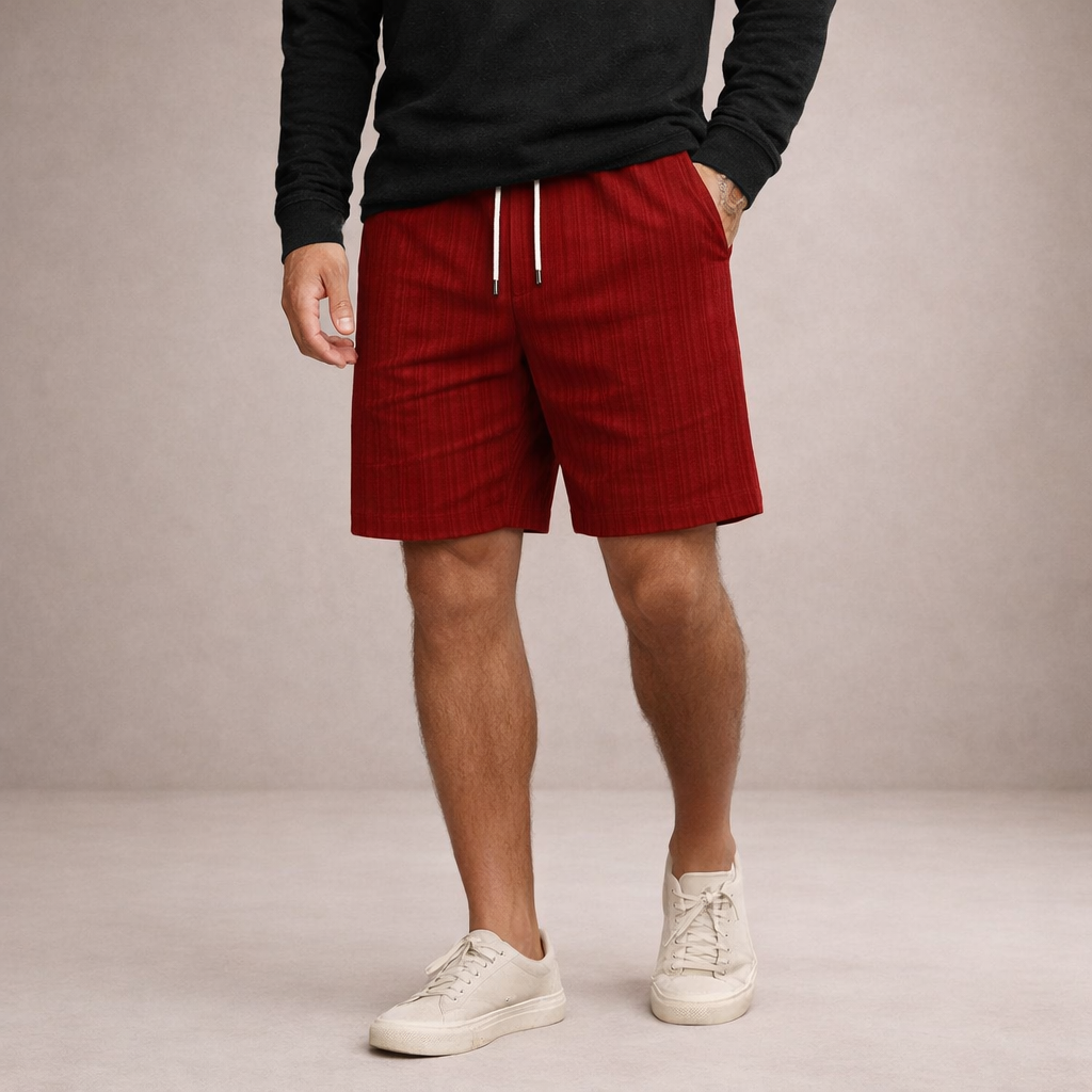 Men's Linen Summer Shorts – Relaxed Fit Drawstring Waist