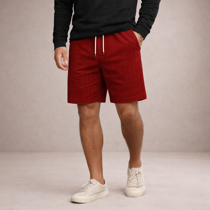Men's Linen Summer Shorts – Relaxed Fit Drawstring Waist