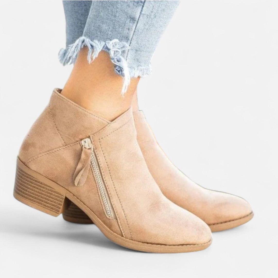 Women's Orthopedic Leather Boots – Arch Support & Style