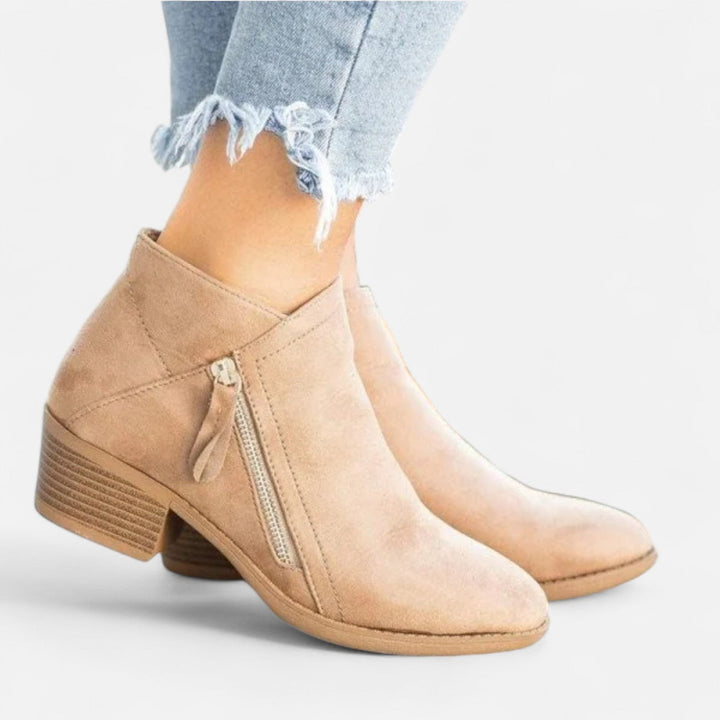 Women's Orthopedic Leather Boots – Arch Support & Style