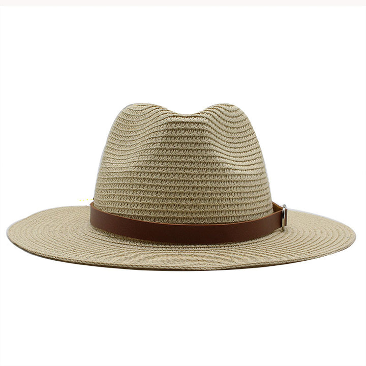 Wide Brim Sun Hat Women – Woven UV Protection Beach Style