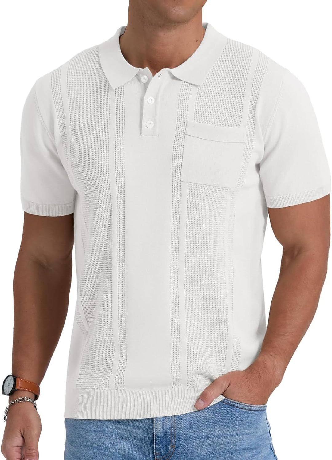 Men's Polo Shirt – Classic Short Sleeve Smart Casual Top