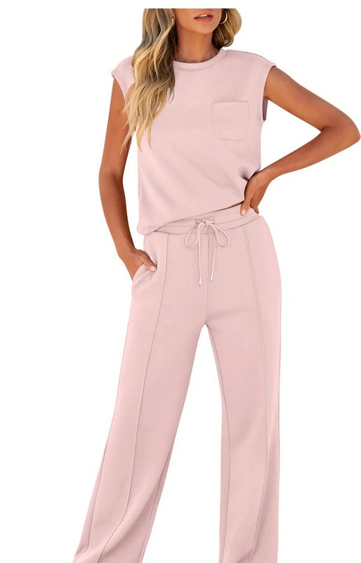 Women's Wide-Leg Tailored Trouser – Sleek High-Rise Fit