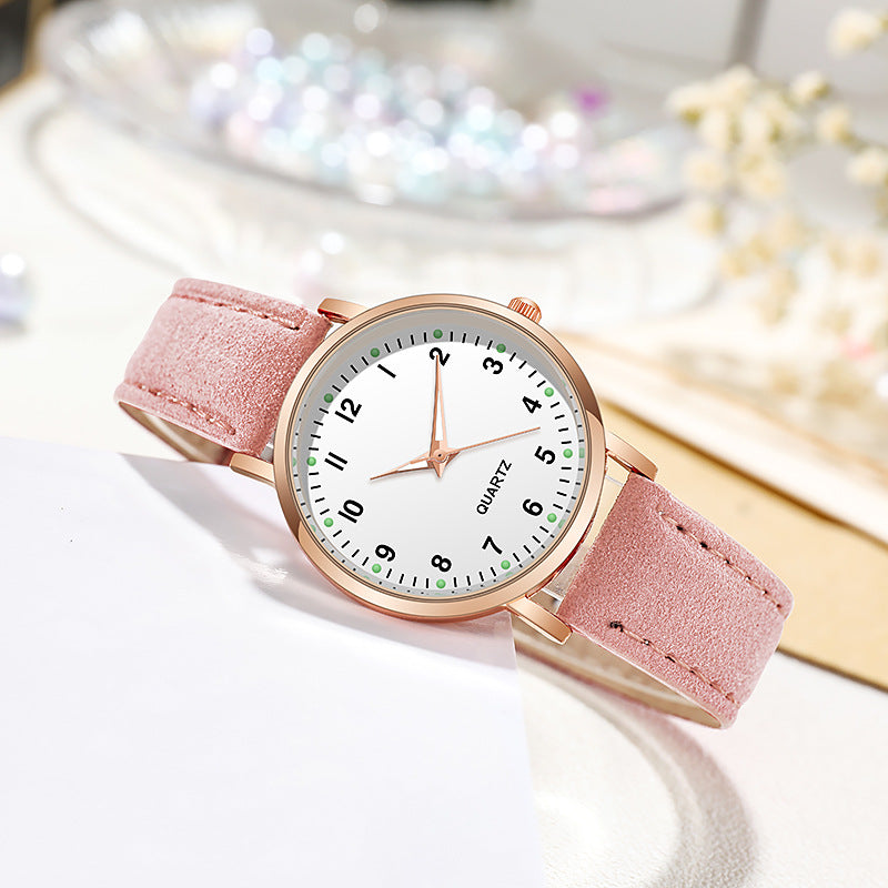 Women's Retro Quartz Watch – Vintage Lightweight Casual