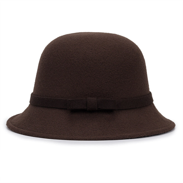 Women's Vintage Cloche Hat – Bow Detail Classic Silhouette