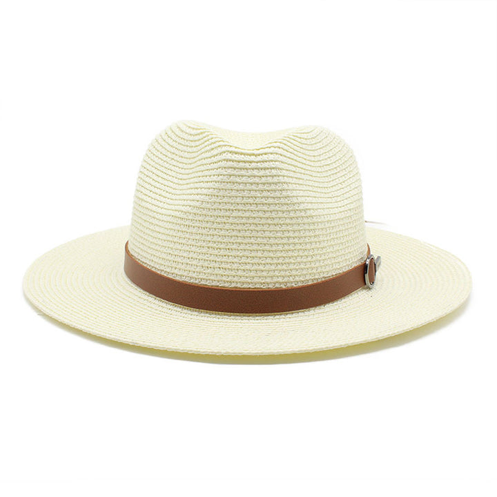 Wide Brim Sun Hat Women – Woven UV Protection Beach Style