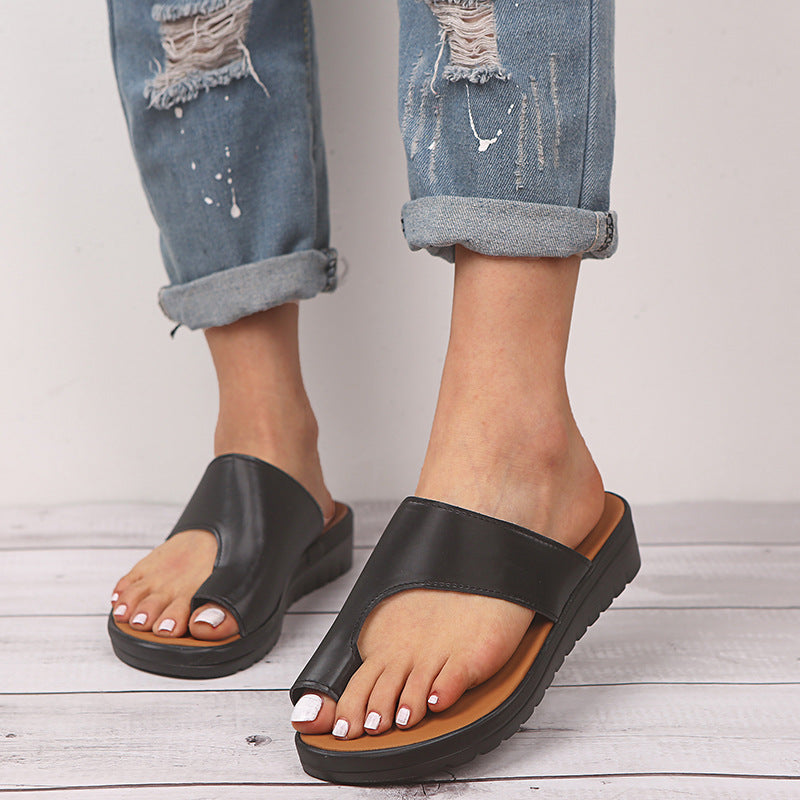 Women's Flat Sandals – Cushioned Sole & Non-Slip Comfort