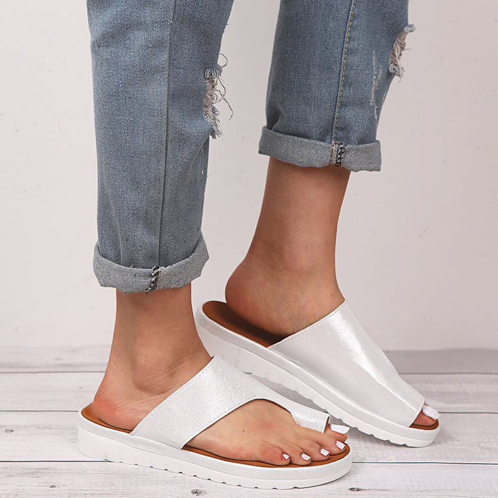Women's Flat Sandals – Cushioned Sole & Non-Slip Comfort