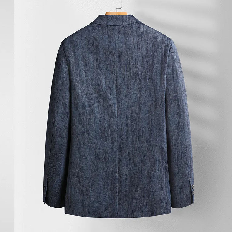Men's Slim Tailored Blazer – Wrinkle-Resistant Single-Breasted