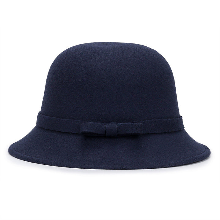 Women's Vintage Cloche Hat – Bow Detail Classic Silhouette