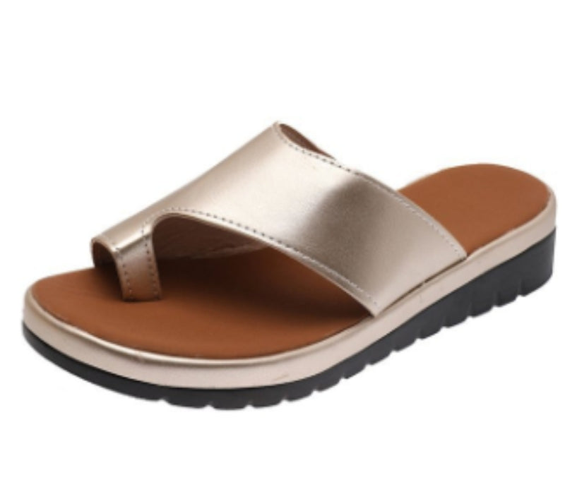 Women's Flat Sandals – Cushioned Sole & Non-Slip Comfort