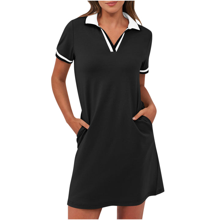 Polo Dress Women – Relaxed Fit, Sport-Chic Collar & Pockets
