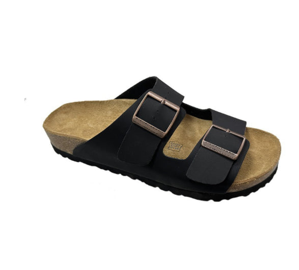 Cork Footbed Sandals for Men – Double Adjustable Buckle