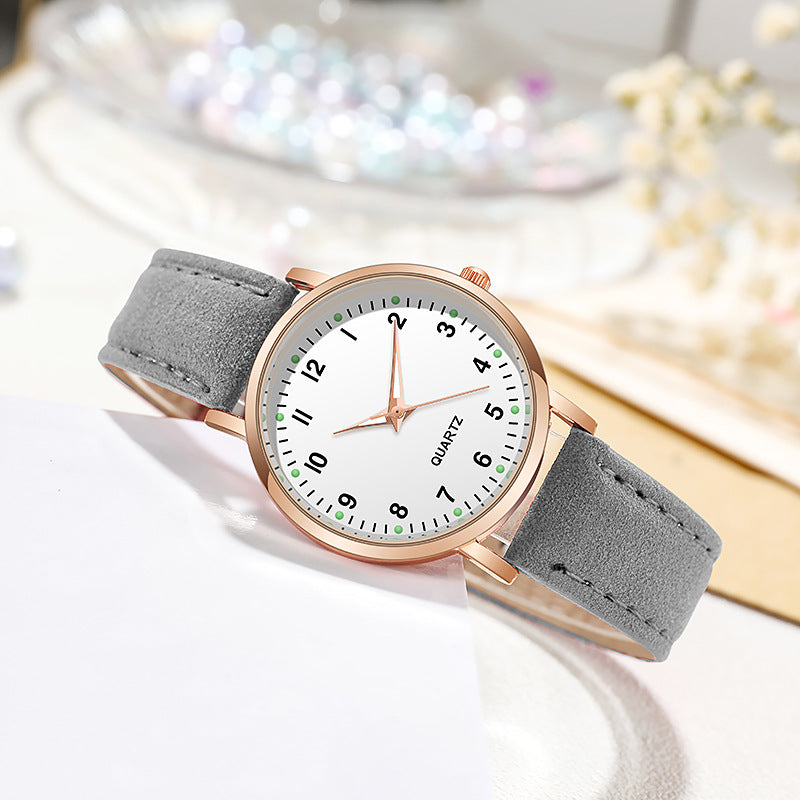 Women's Retro Quartz Watch – Vintage Lightweight Casual