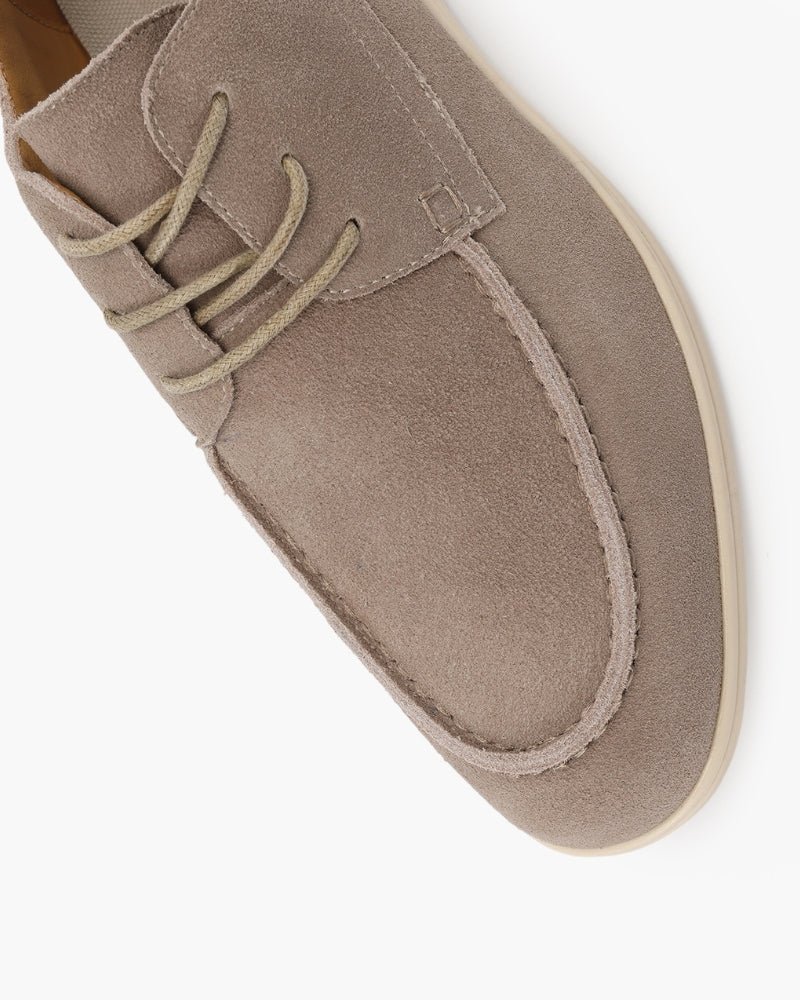 Men's Premium Suede Lace-Up Shoes – Lightweight Cushioned Dress Shoe
