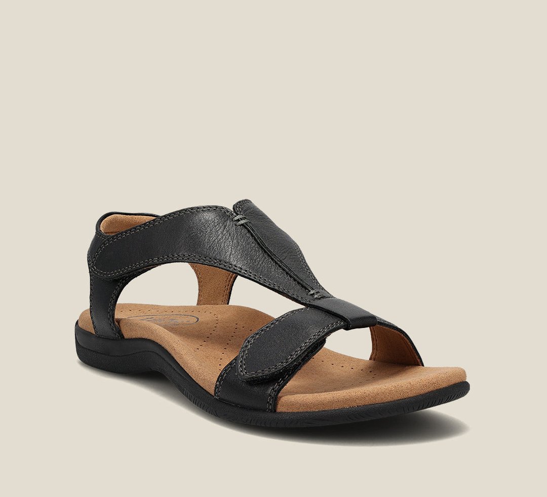 Women's Orthopedic Vegan Leather Sandals – Memory Foam