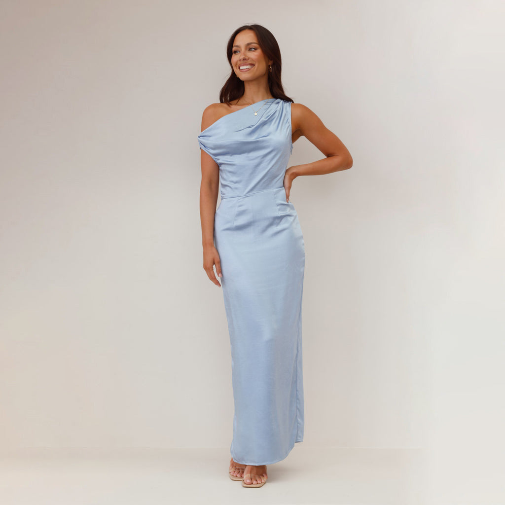 Mother of the Bride Dress Sleeveless Tube Top – Fitted Midi Silhouette