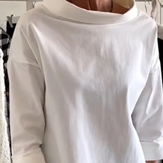 Floral Blouse Women – Oversized Wide Sleeve Relaxed Fit Top