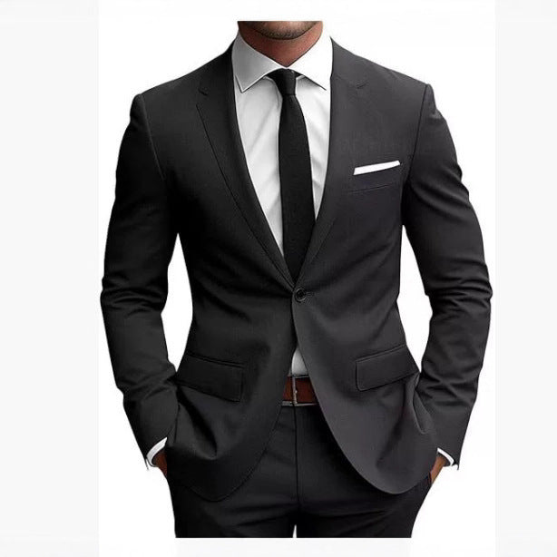 Men's Linen Blazer – Slim Fit Smart Casual Summer Style