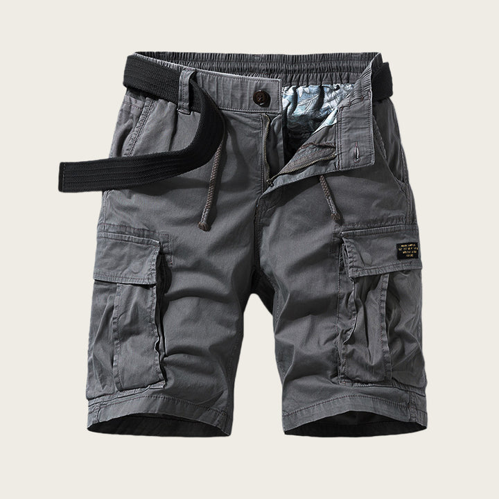 Men's Cotton Cargo Shorts – Relaxed Fit Multi-Pocket