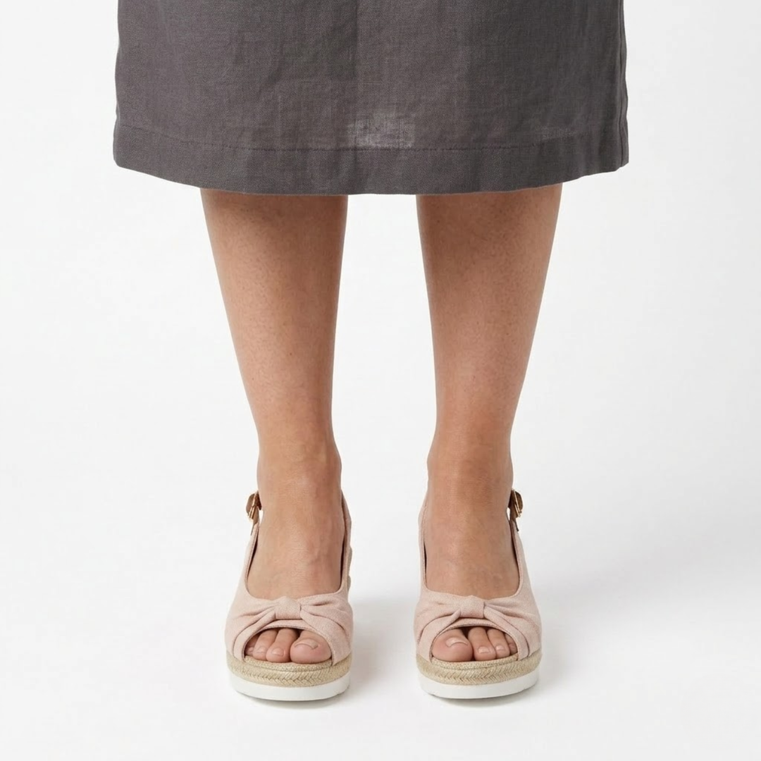 Women's Wedge Sandals – Adjustable Strap & Arch Support