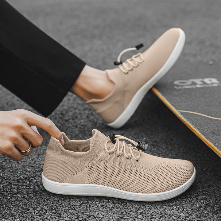 Barefoot Knit Sneakers Women – Toggle Lace Low Top Sock Fit