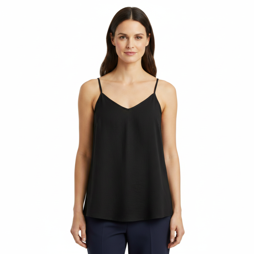 Women's Linen Spaghetti Strap Tank Top | Relaxed Loose Fit