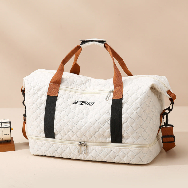 Mens Duffel Bag with Bottom Compartment – Weekend Travel