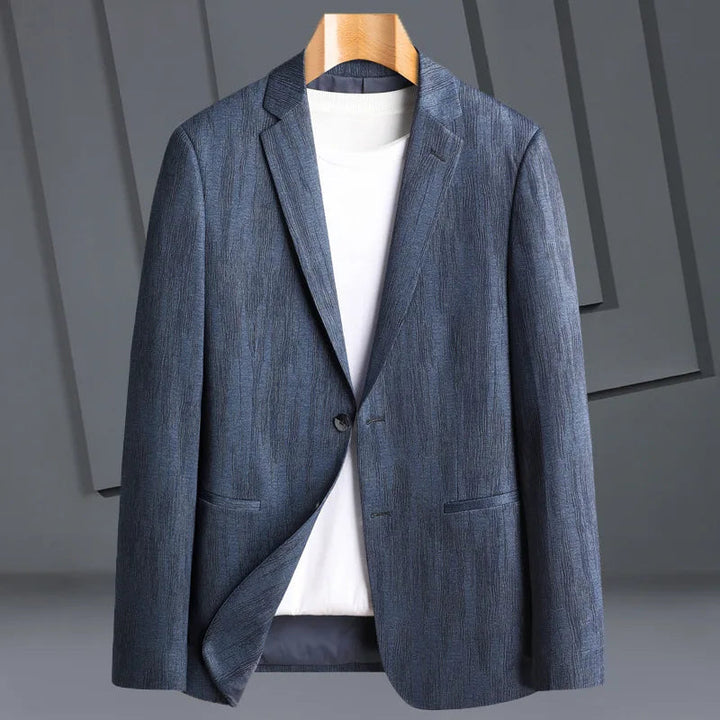 Men's Slim Tailored Blazer – Wrinkle-Resistant Single-Breasted