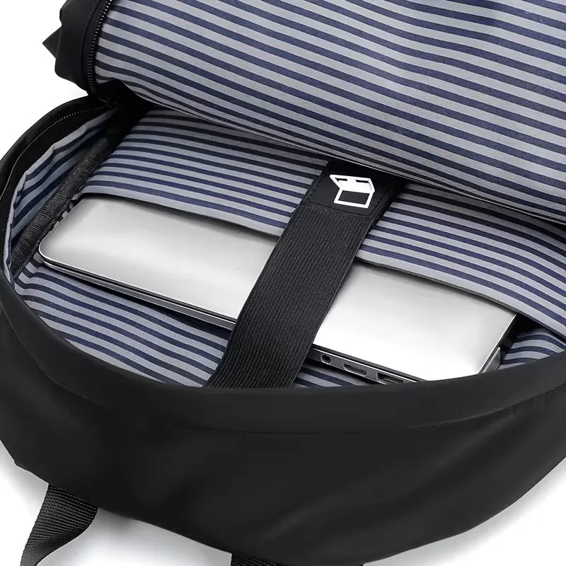 Mens Backpack – Multi-Compartment Structured Oxford Fabric Bag
