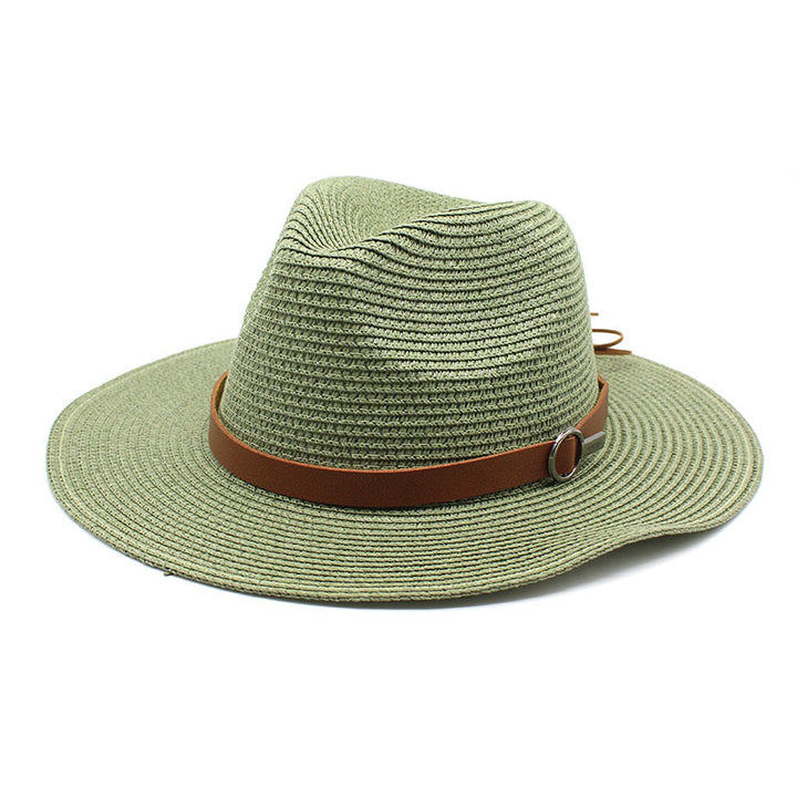 Wide Brim Sun Hat Women – Woven UV Protection Beach Style