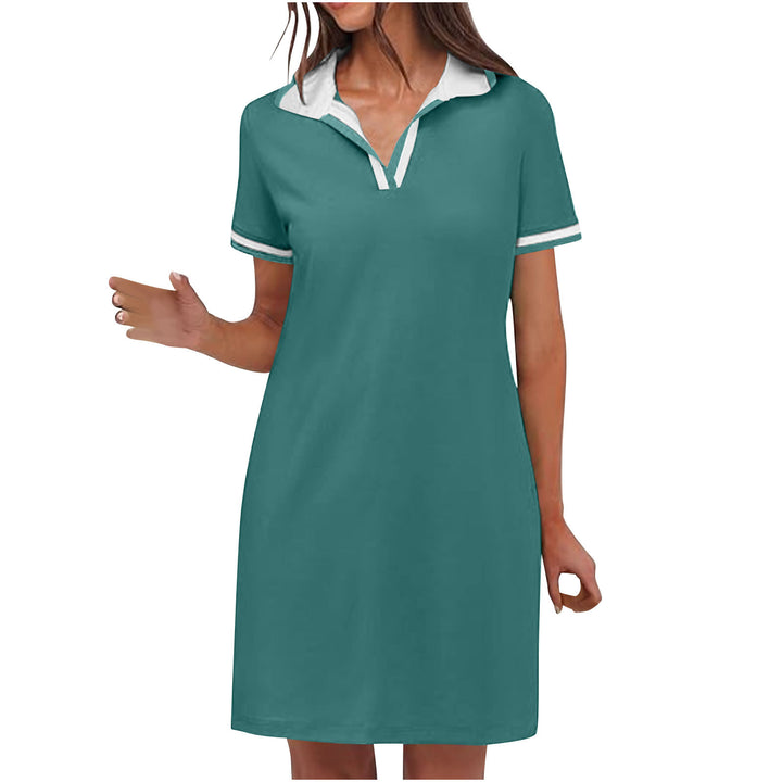 Polo Dress Women – Relaxed Fit, Sport-Chic Collar & Pockets