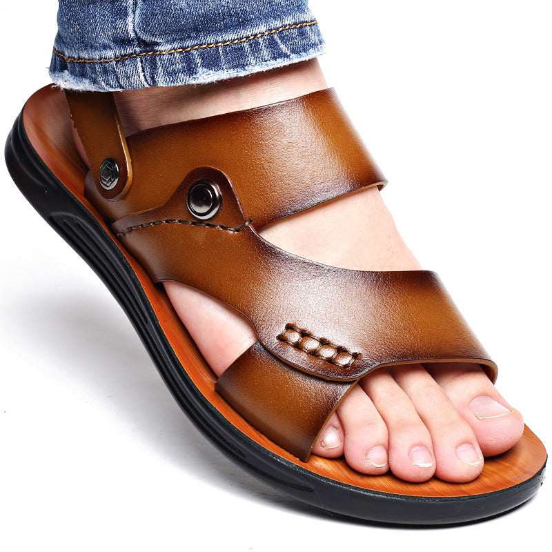 Women's Double Strap Slide Sandals – Low-Profile Casual Flats