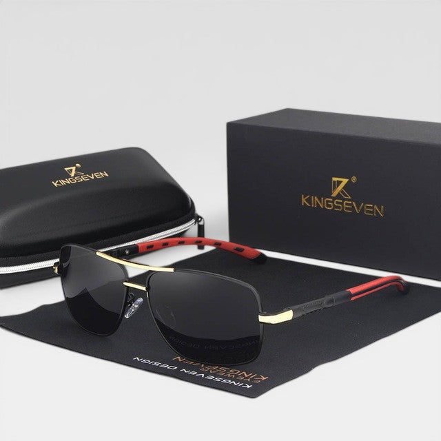Men's Polarized Aviator Sunglasses | Lightweight Metal Frame