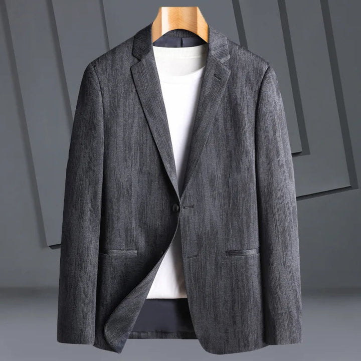 Men's Slim Tailored Blazer – Wrinkle-Resistant Single-Breasted
