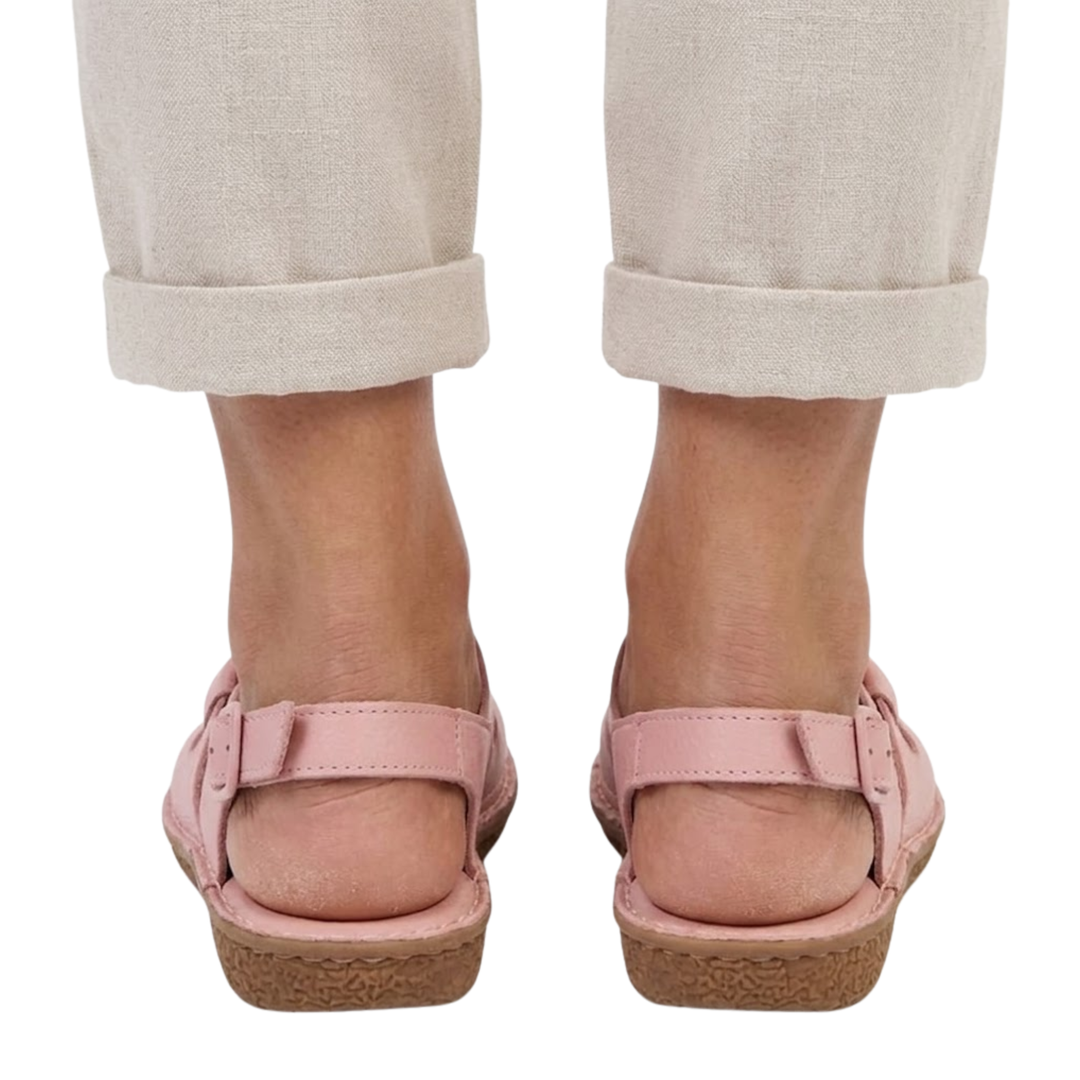 Women's Lightweight Flat Sandals – Slip-On Rubber Outsole