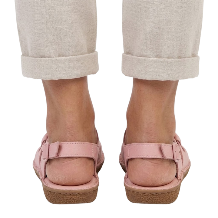 Women's Lightweight Flat Sandals – Slip-On Rubber Outsole