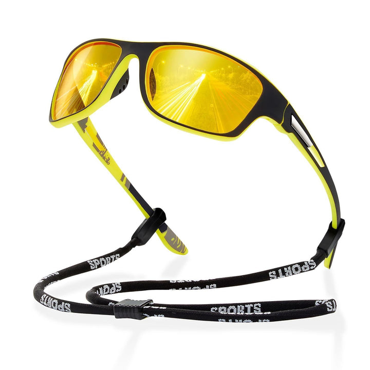 Polarized Cycling Sunglasses Men – Night Vision Lens