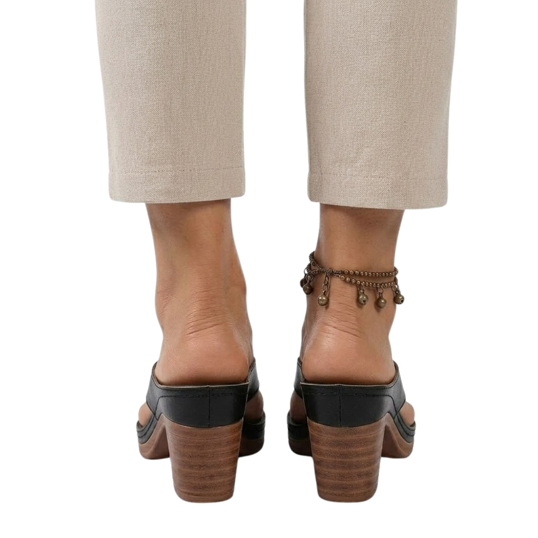 Low Heel Sandals for Women – Open Strap Lightweight Comfort