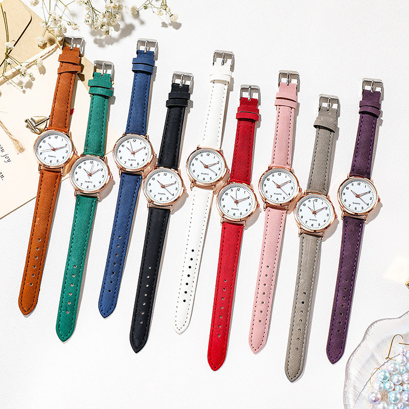 Women's Retro Quartz Watch – Vintage Lightweight Casual