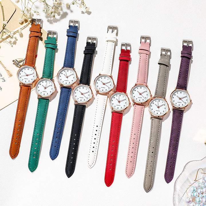 Women's Retro Quartz Watch – Vintage Lightweight Casual