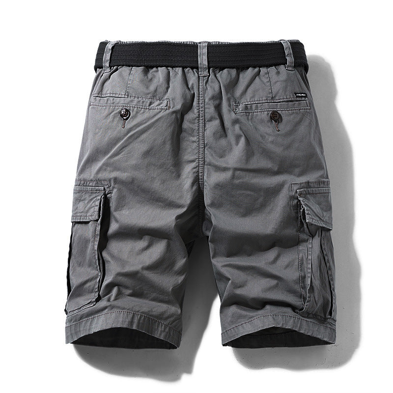 Men's Cotton Cargo Shorts – Relaxed Fit Multi-Pocket