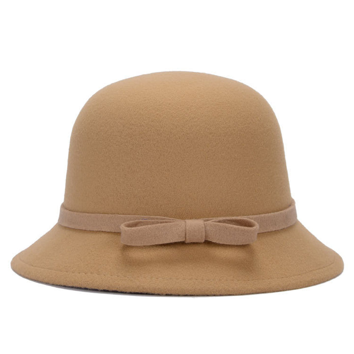 Women's Vintage Cloche Hat – Bow Detail Classic Silhouette