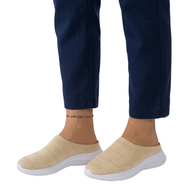 Women's Slip-On Sneakers – Breathable Mesh & Ergonomic Design
