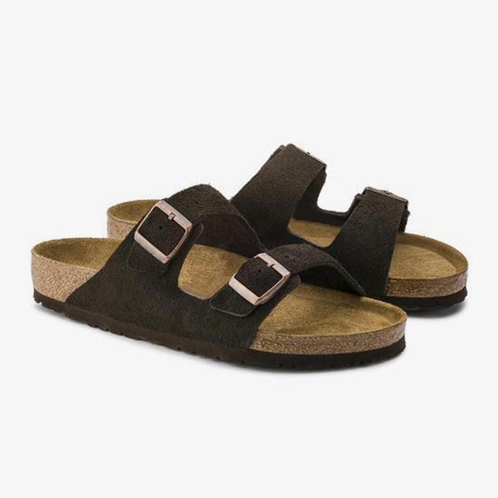Cork Footbed Sandals for Men – Double Adjustable Buckle