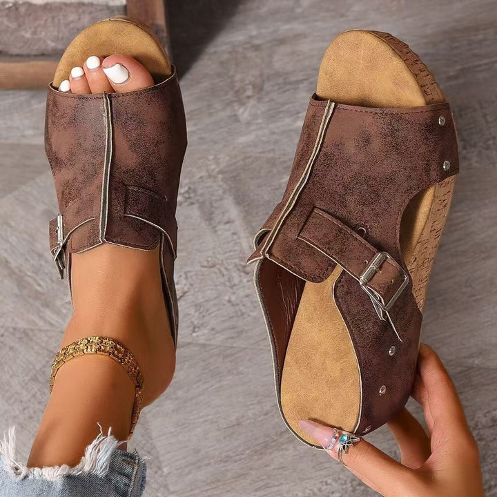 Platform Sandals for Women – Strappy Elevated Heeled Style