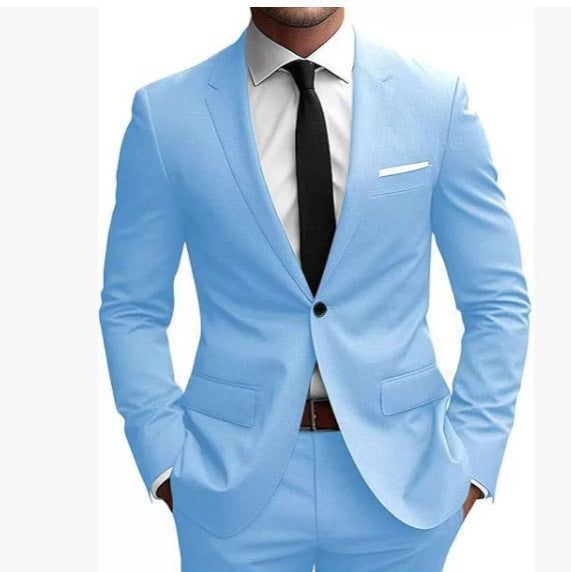 Men's Linen Blazer – Slim Fit Smart Casual Summer Style