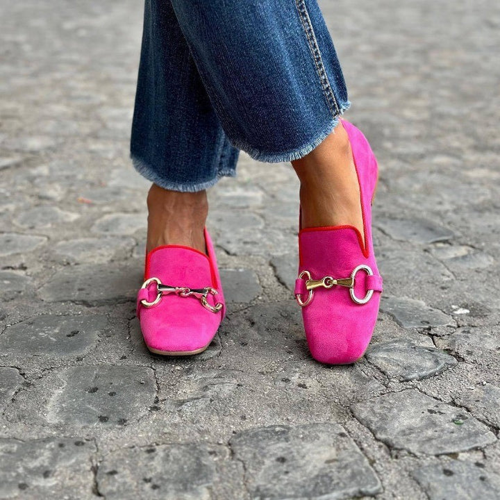 Horsebit Loafers for Women – Slip-On Flat Elegant Shoe