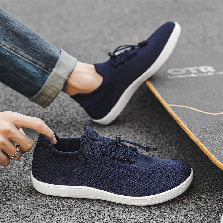 Barefoot Knit Sneakers Women – Toggle Lace Low Top Sock Fit