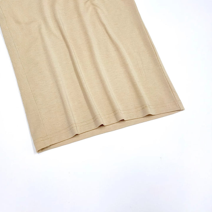 Women's Cotton-Linen Trousers – High Waist Straight Leg